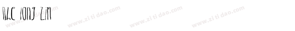 Dhe long zim字体转换